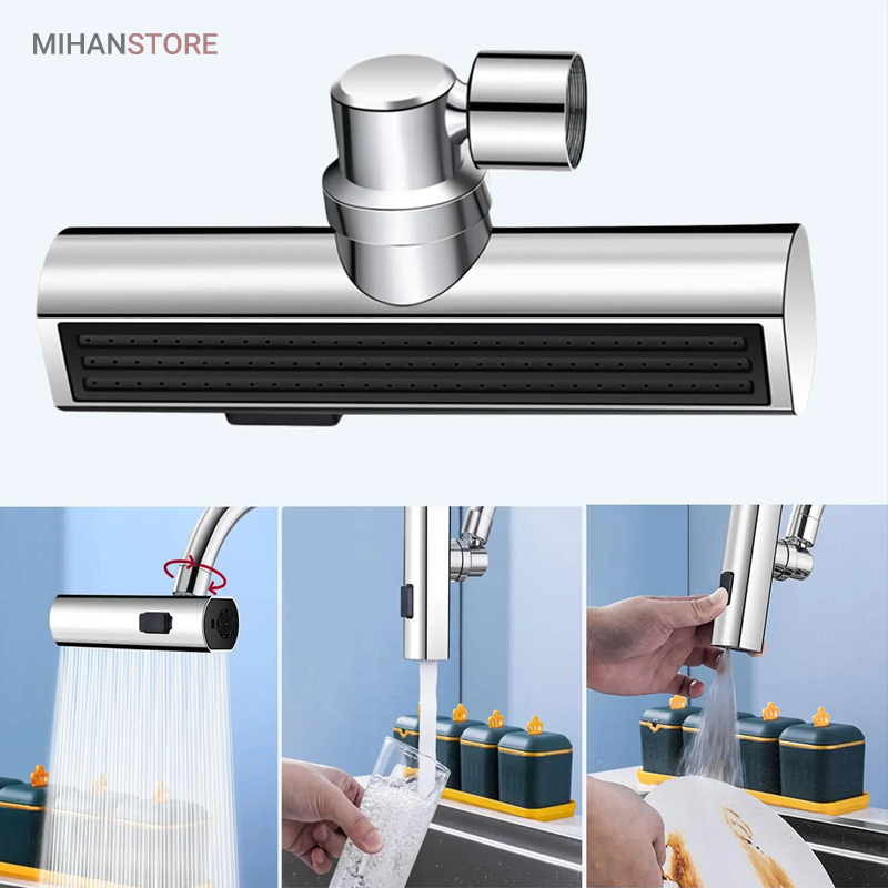 سرشیر پرفشار آشپزخانه پاشش 3 حالته آب - Image 3