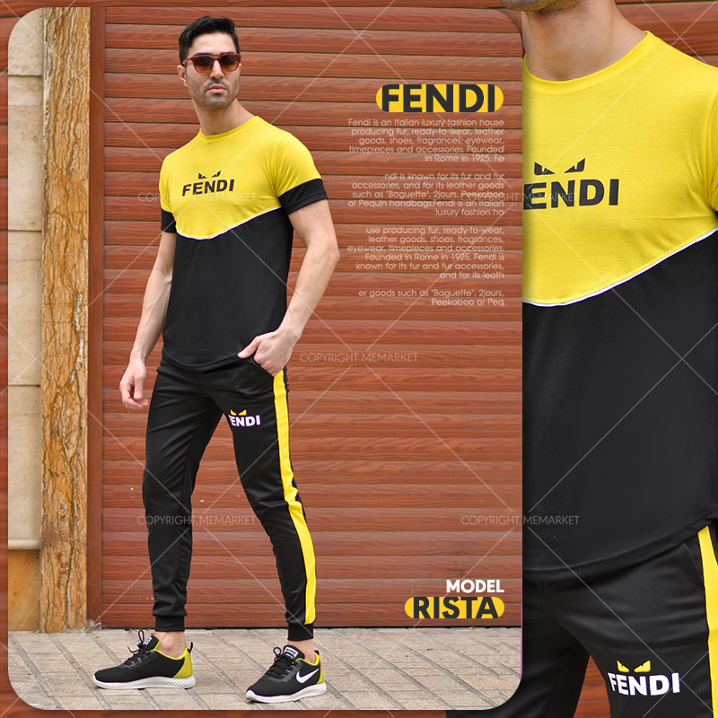 ست سرهمی تی شرت و شلوار اسلش مردانه 2020