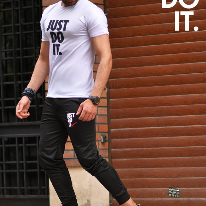 ست لباس مردانه تیشرت و شلوار اسلش (Nike) Just Do It