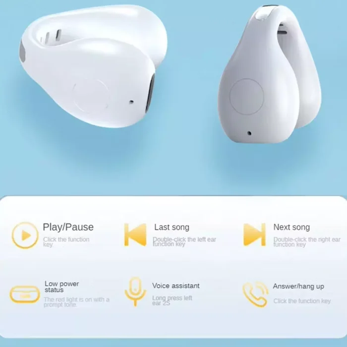 ایرپاد بیسیم (WiFi) بلوتوث دار طرح لاله گوش دوطرفه