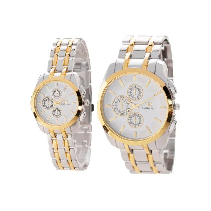 ست ساعت مچی مردانه زنانه IIK Collection 2 عدد
