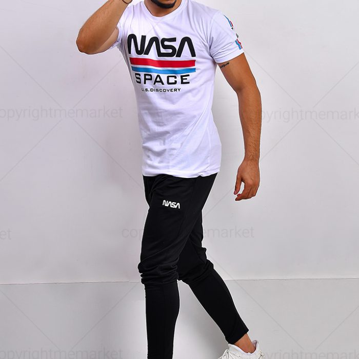 ست تیشرت و شلوار اسلش پسرانه طرح Sapce Nasa جدید
