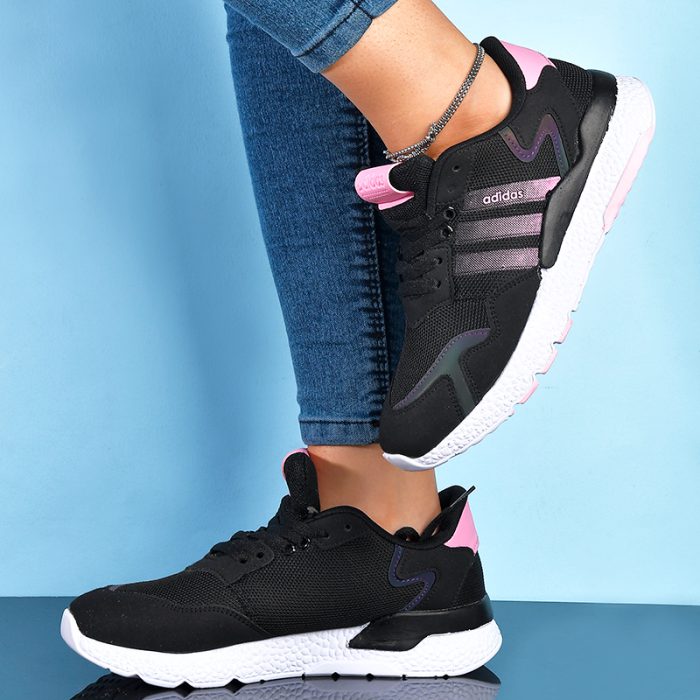 کفش اسپرت دخترانه مدل جدید Adidas طرح سه خط