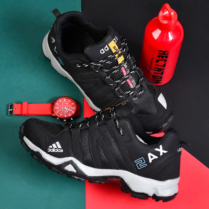 خرید ارزان کفش کوهنوردی مشکی مدل Adidas جنس عالی مدل اسپرت کوهنوردی با قیمت ارزان