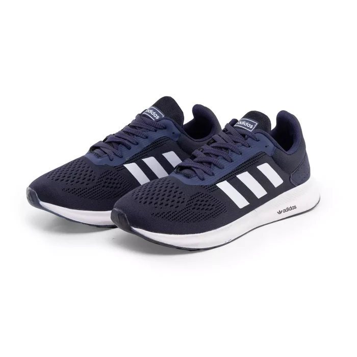 کفش کتانی سرمه ای مردانه مدل 3 خط Adidas