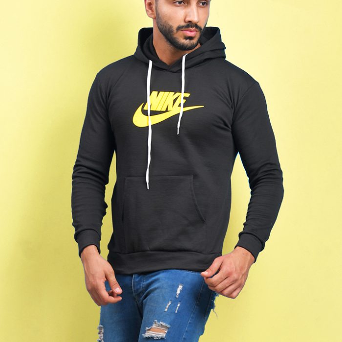 هودی Nike مردانه (مشکی) طرح جلوبسته جیب دار جدید