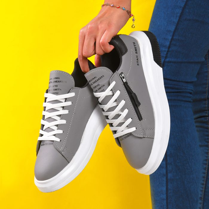 کفش اسپرت دخترانه شیک (طوسی) مدل Stan Smith جدید