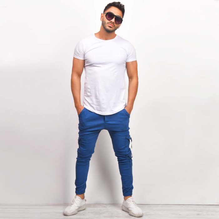 فروش آنلاین شلوار طرح جین یا لی آبی روشن مدل شیش جیب مردانه ارزان قیمت (پرداخت درب منزل)