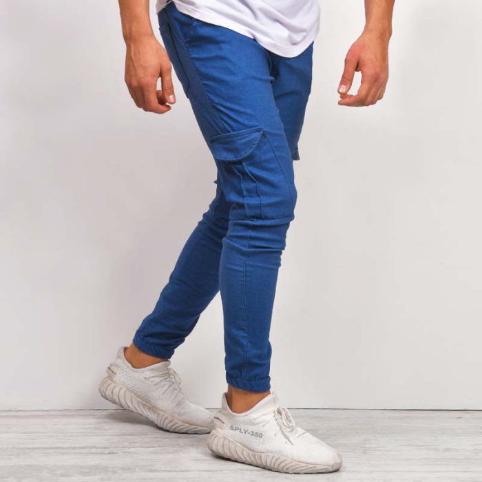 فروش آنلاین شلوار طرح جین یا لی آبی روشن مدل شیش جیب مردانه ارزان قیمت (پرداخت درب منزل)