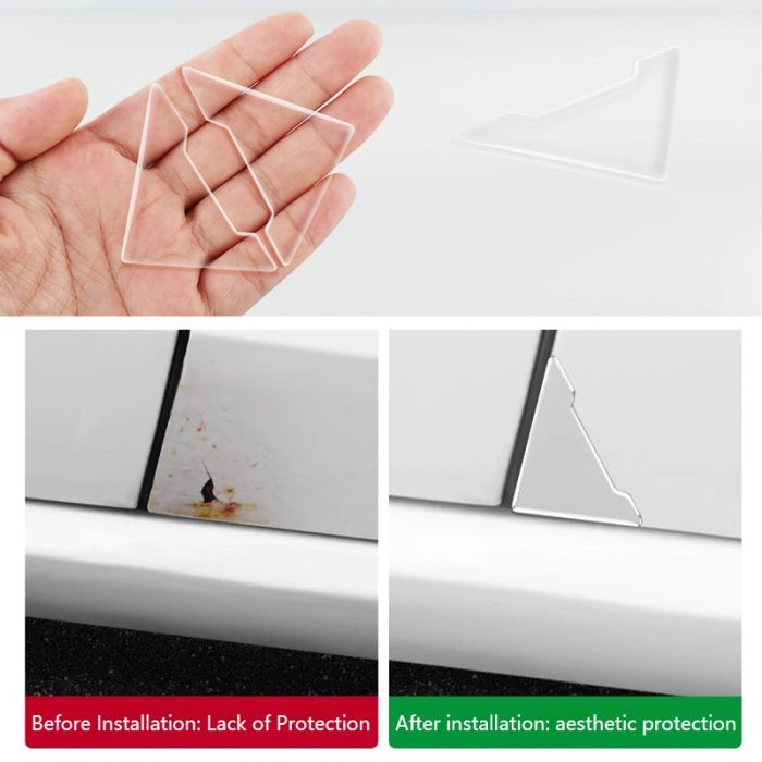 ضربه گیر 3 گوش جنس ژله ای پشت چسبدار درب خودرو