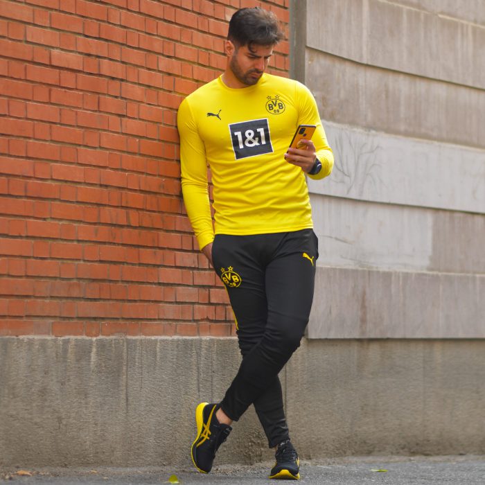 لباس ورزشی مردانه (تیشرت آستین دار) شلوار BVB