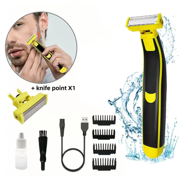 ماشین ریش تراش ضد آب مناسب اصلاح سر و صورت