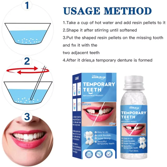 پروتز دندان ( مواد ژلاتینی پرکننده جای خالی دندان )