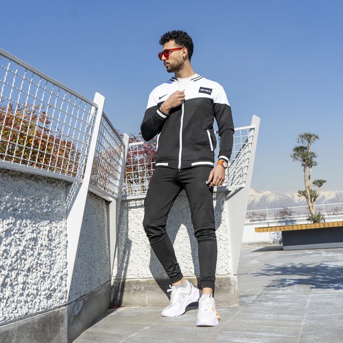 ست سوئیشرت شلوار پسرانه Nike (سفید، مشکی)