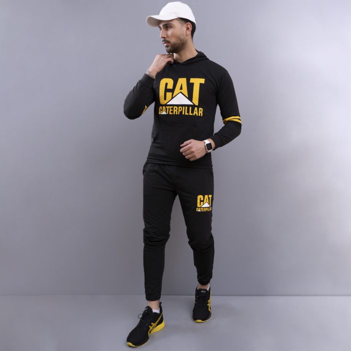 ست هودی شلوار مردانه (مشکی) مدل Cat