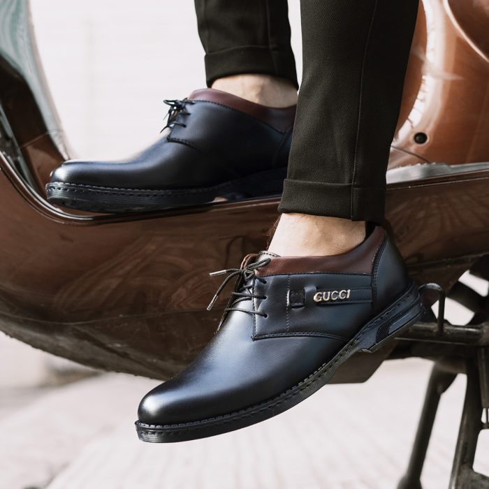 مدل کفش کلاسیک گوچی gucci 2021 رنگ مشکی مجلسی رسمی اداری ساده