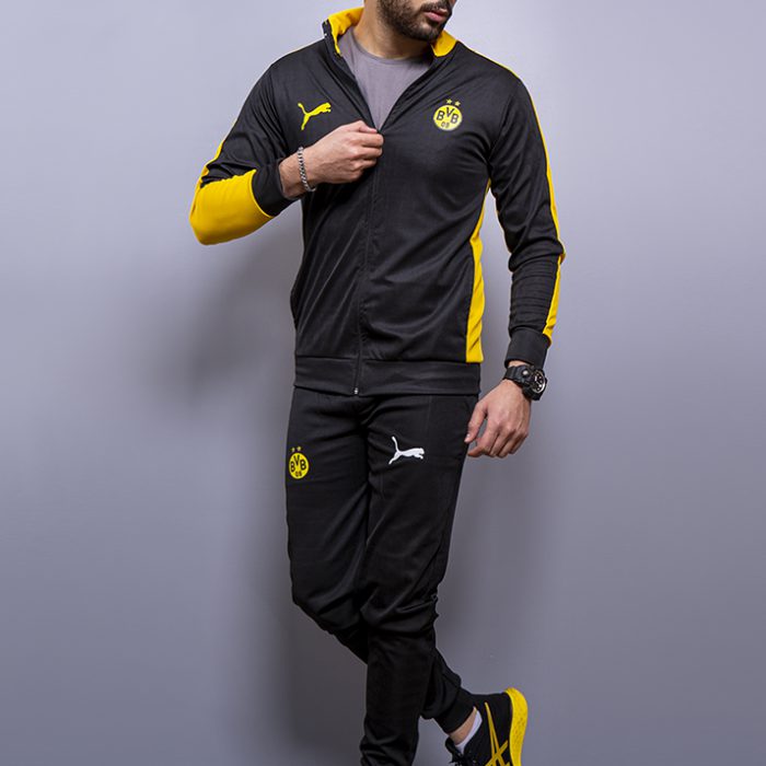 ست سویشرت ورزشی مردانه با شلوار ست BVB Puma جدید