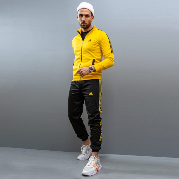 ست سویشرت شلوار مردانه (زرد) ورزشی مدل Adidas