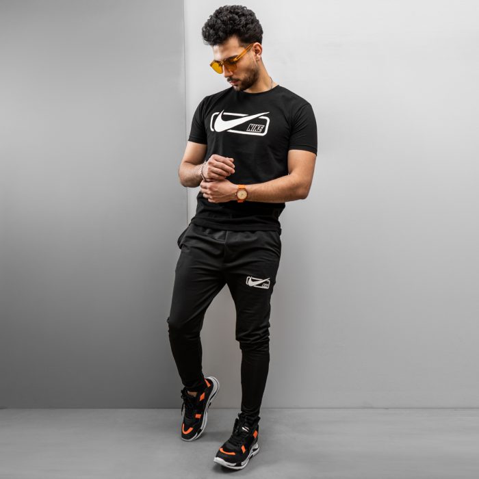 ست تیشرت و شلوار مردانه (مشکی) Nike ورزشی