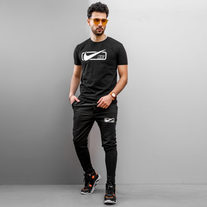 ست تیشرت و شلوار مردانه (مشکی) Nike ورزشی