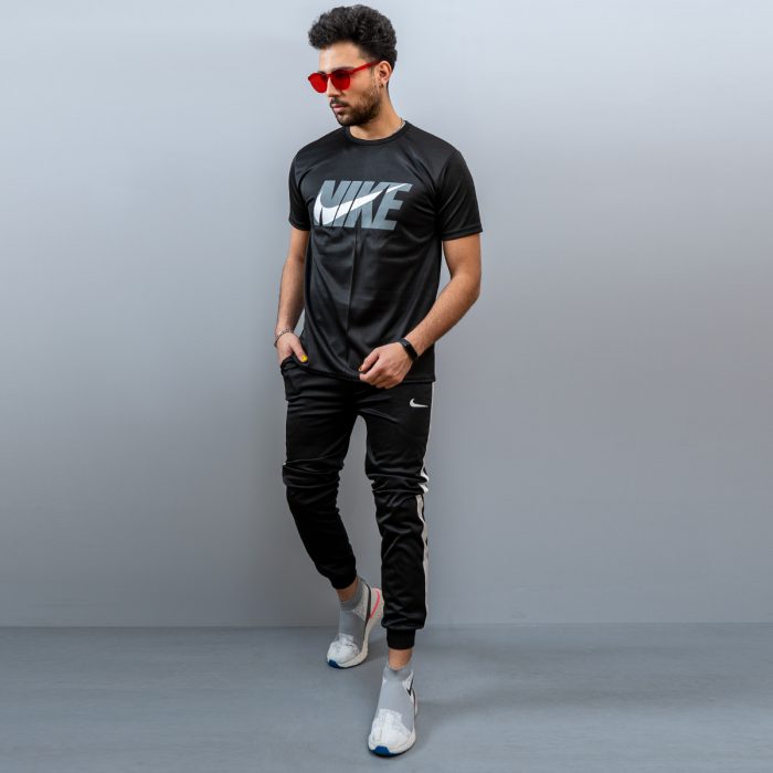 ست تیشرت و شلوار اسلش ورزشی مردانه مدل Nike جدید