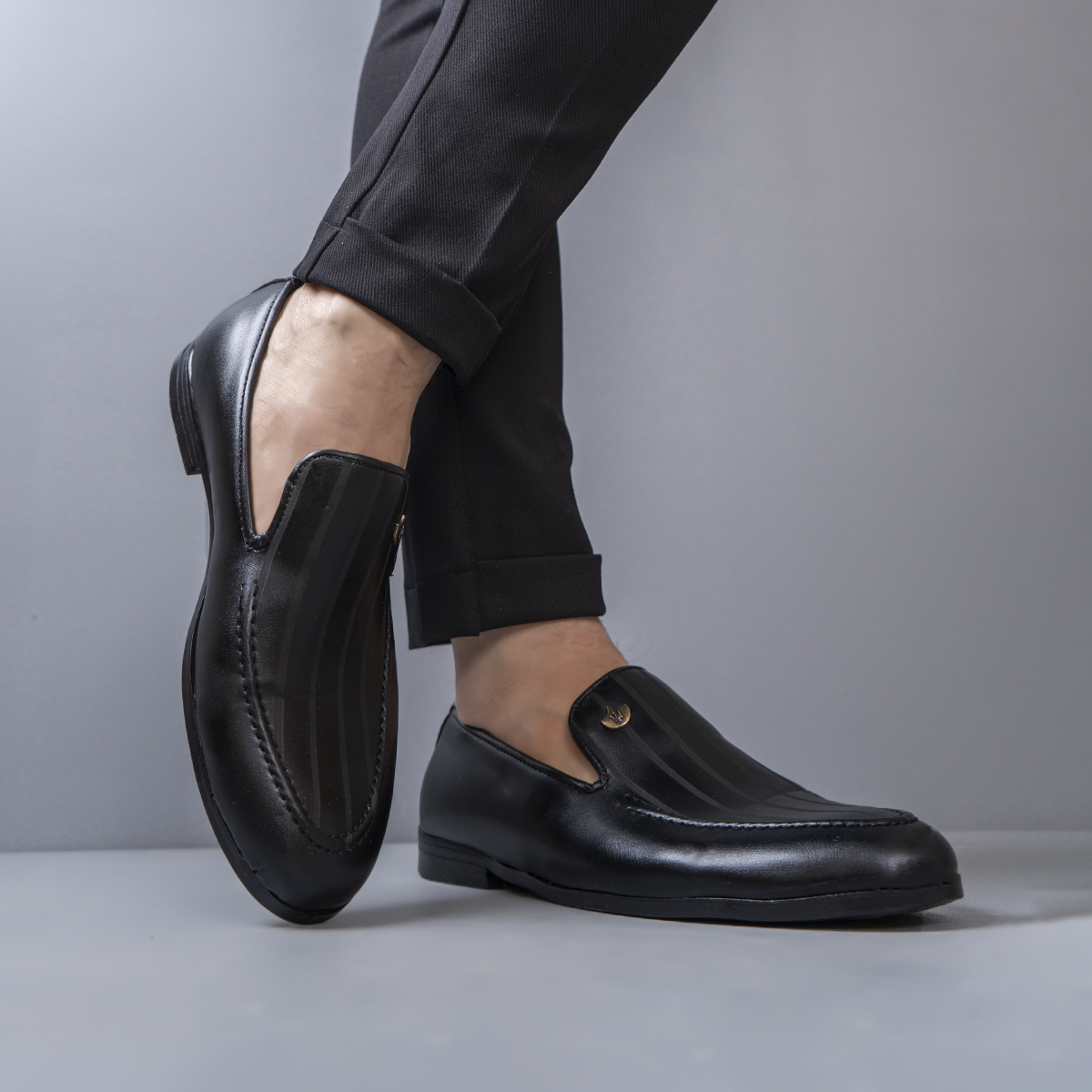 خرید کفش چرم مجلسی کالج مازراتی طرح 2021 راه راه پرداخت درب منزل