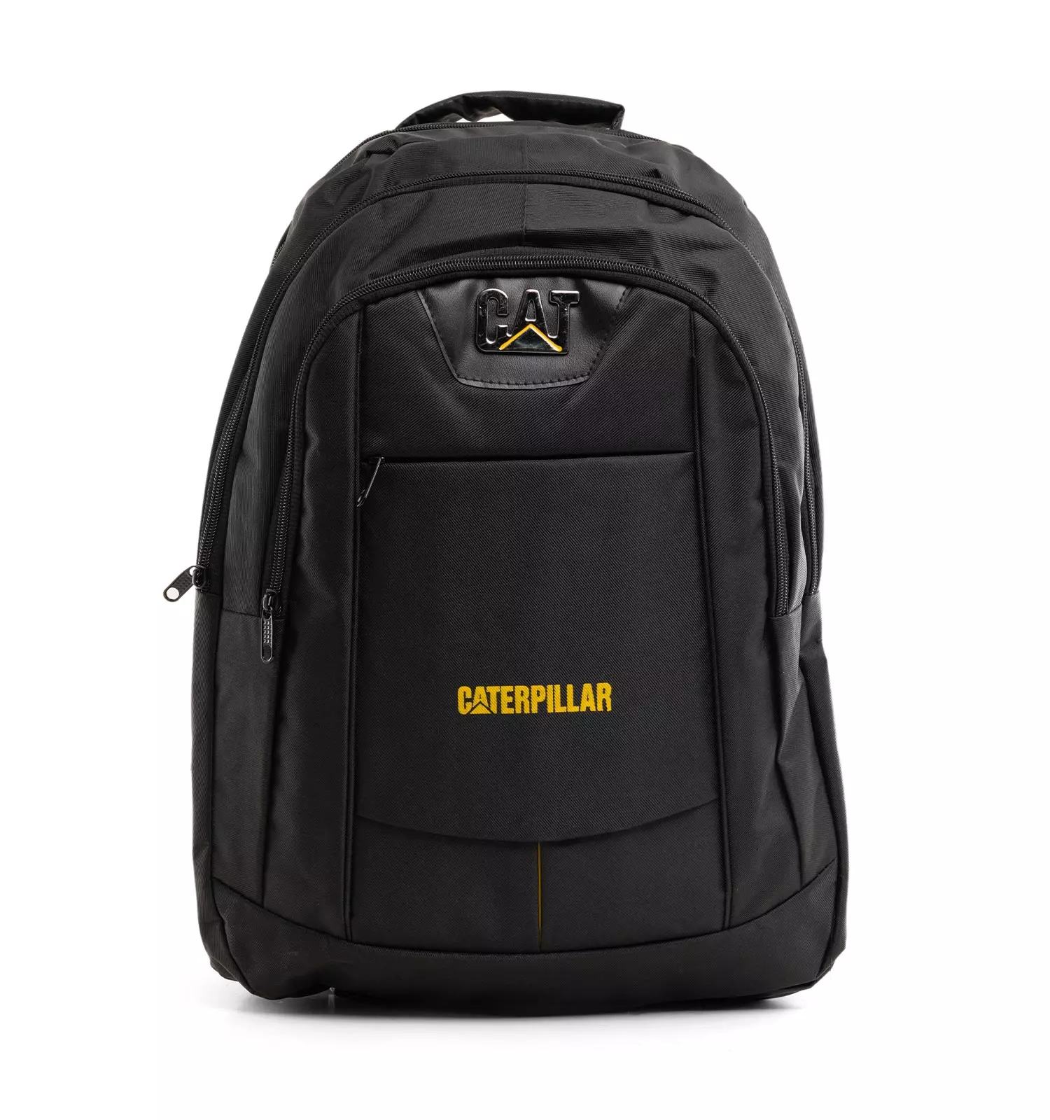 کوله پشتی Cat رنگ مشکی مدل ساده برزنتی