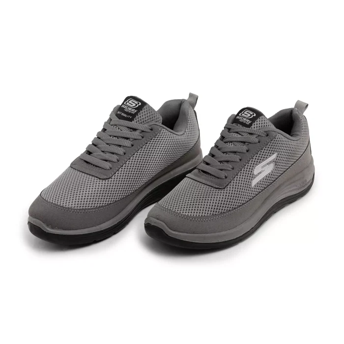 کفش کتانی مردانه ( طوسی ) Skechers ورزشی
