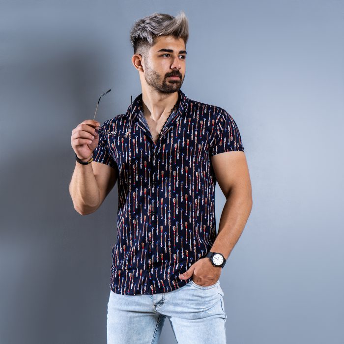 خرید آنلاین پیراهن مردانه هاوایی آستین کوتاه ارزان قیمت