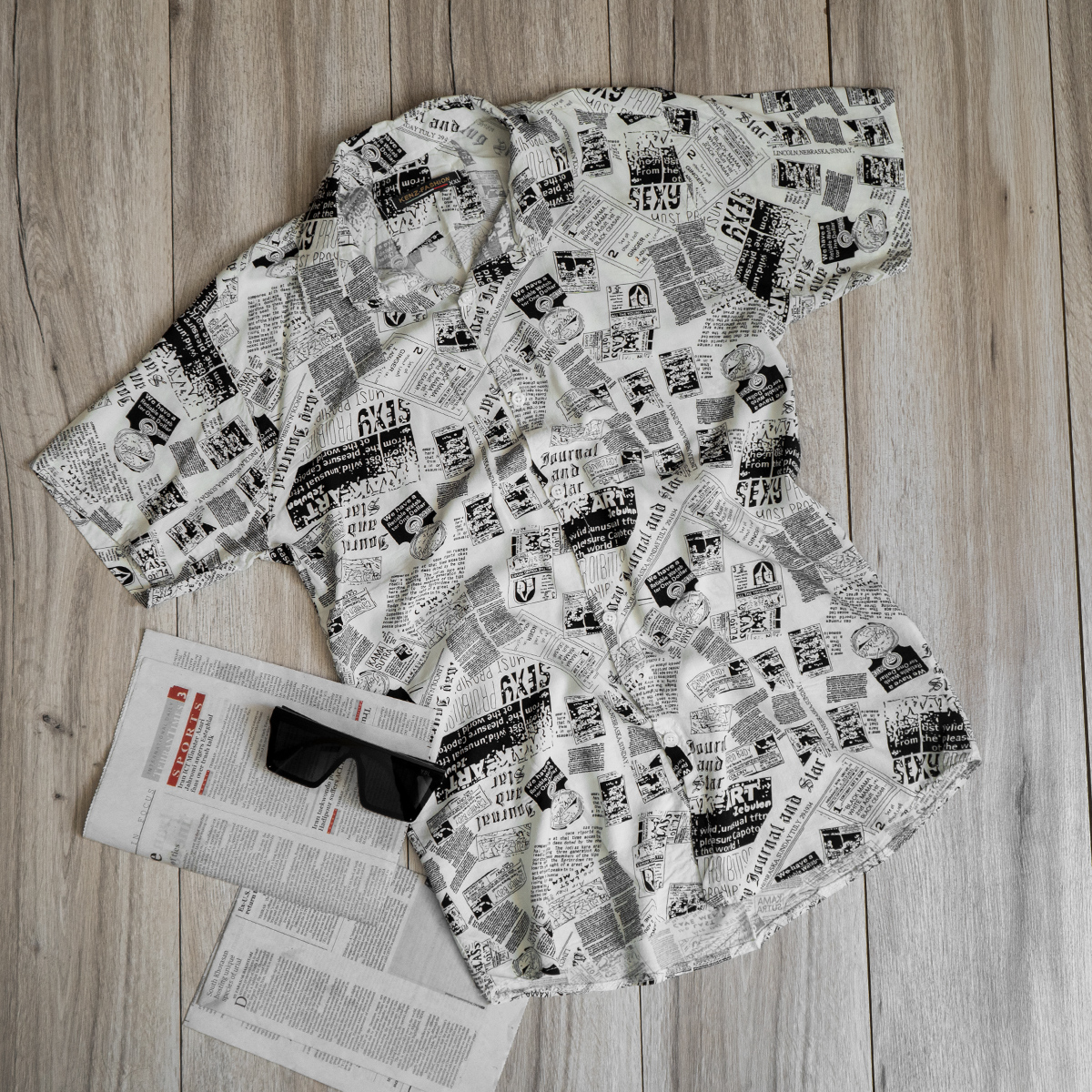 خرید آنلاین پیراهن نخی مردانه آستین کوتاه هاوایی جدید ارزان قیمت خاص