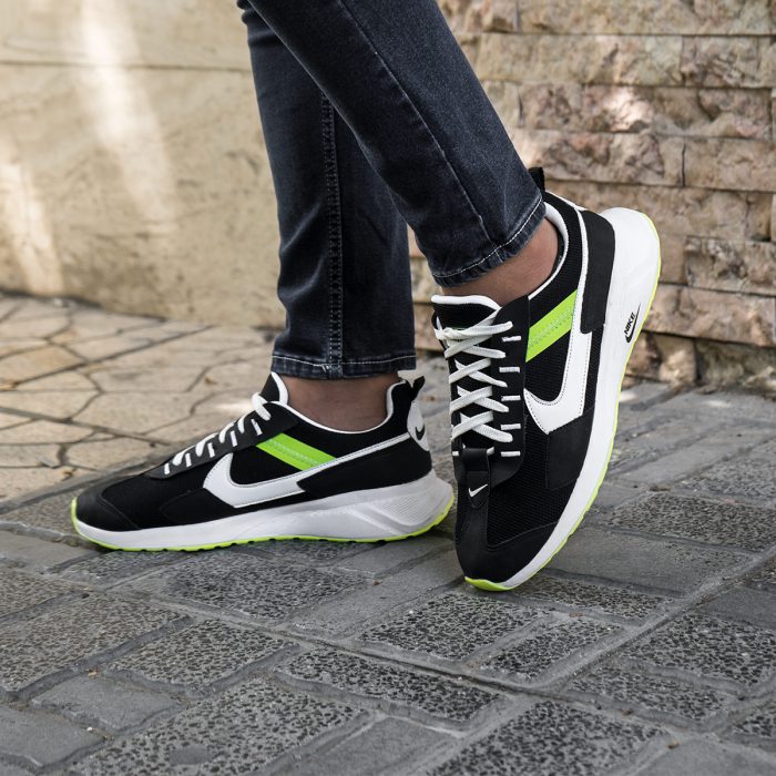 خرید اینترنتی کفش کتانی مردانه مشکی Nike