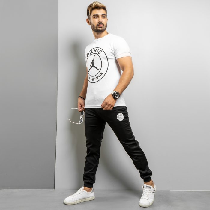 خرید اینترنتی ست تیشرت شلوار اسلش مردانه Paris