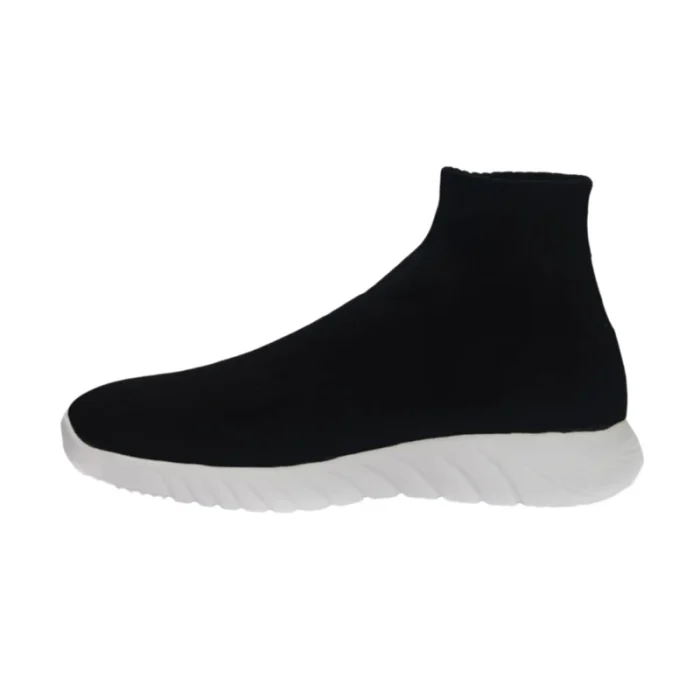 کفش جورابی مردانه مشکی طرح اسپرت