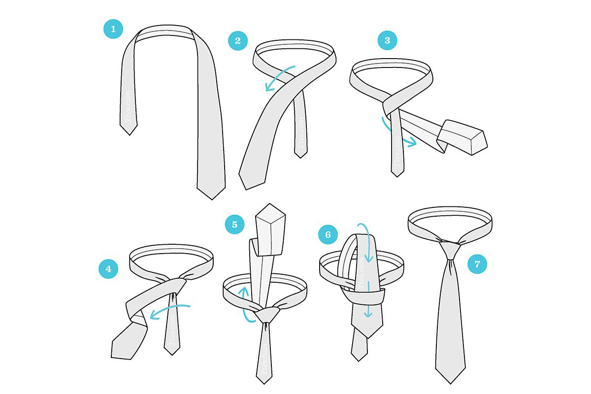 روش بستن کراوات با مدل های مختلف 