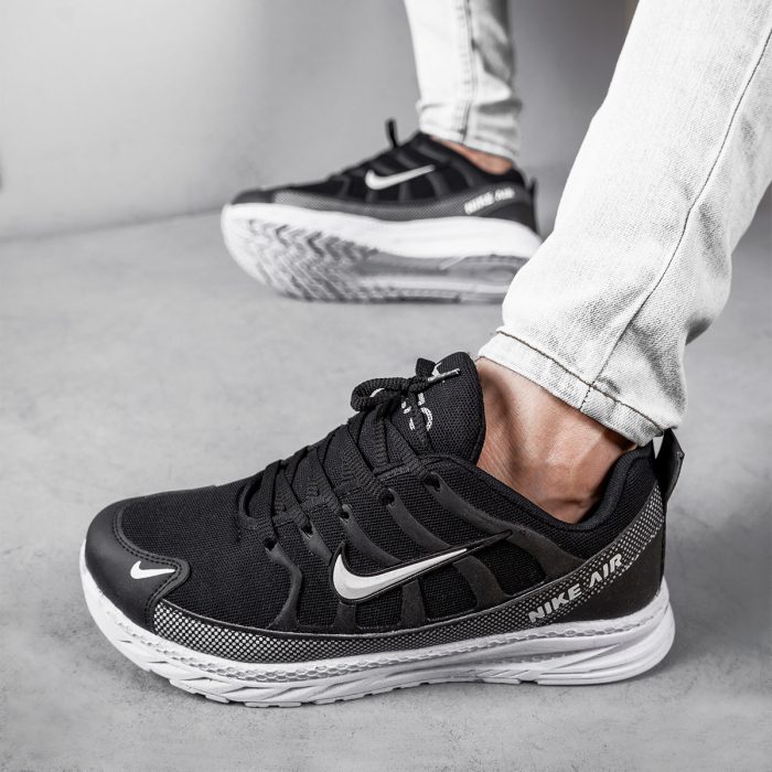 کفش کتانی ورزشی مردانه Nike مشکی طرحدار جدید