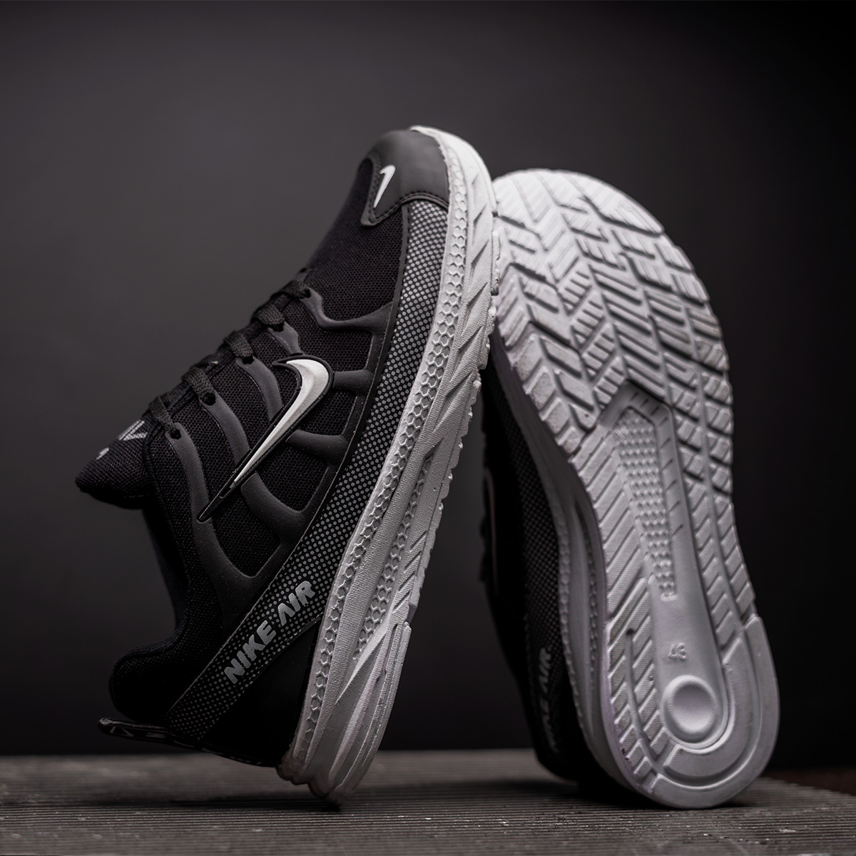 کفش کتانی مشکی مردانه نایکی اسپرت طرح جدید