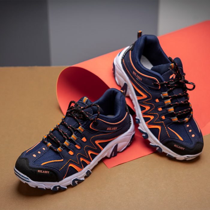 کفش کتانی مردانه سرمه ای مدل 1401 ورزشی اسپرت جدید