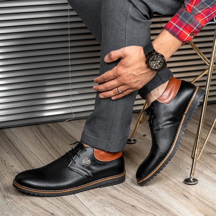 کفش کلاسیک چرم مردانه مدل سوزنی مجلسی رسمی جدید