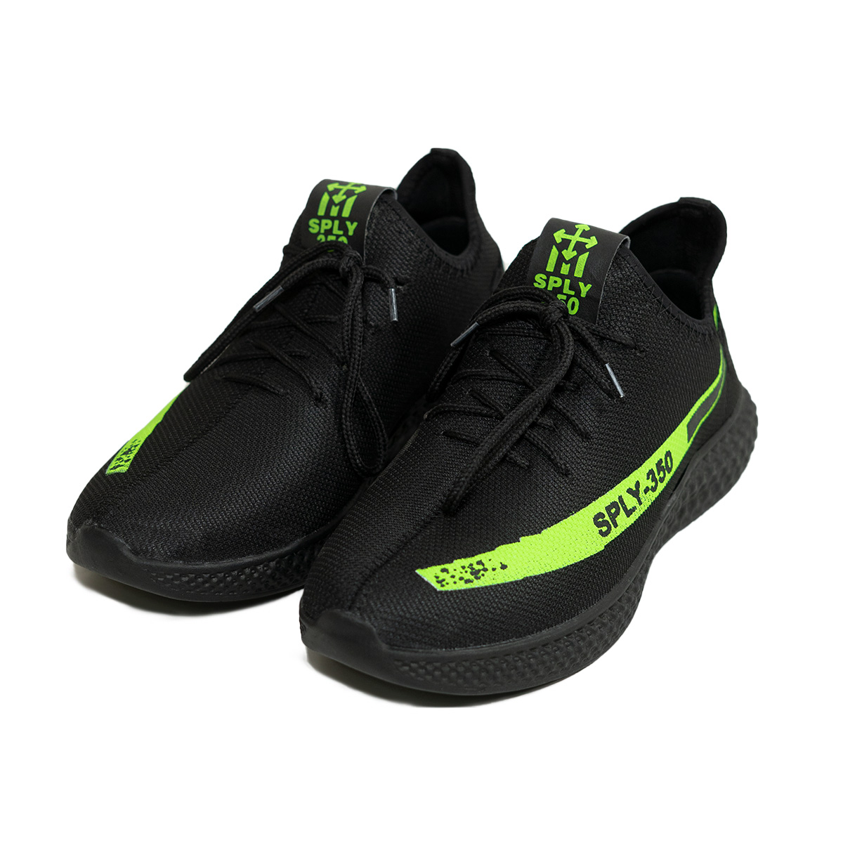 کفش ورزشی مردانه مشکی سبز جدید