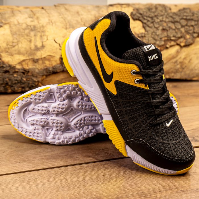 کفش اسپرت پسرانه Nike طرح کتانی ورزشی زرد مشکی