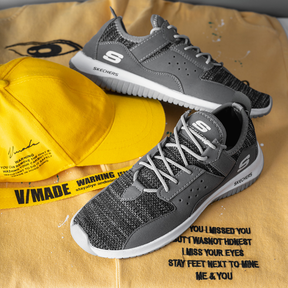 کفش مد روز اسپرت طوسی طرح جدید