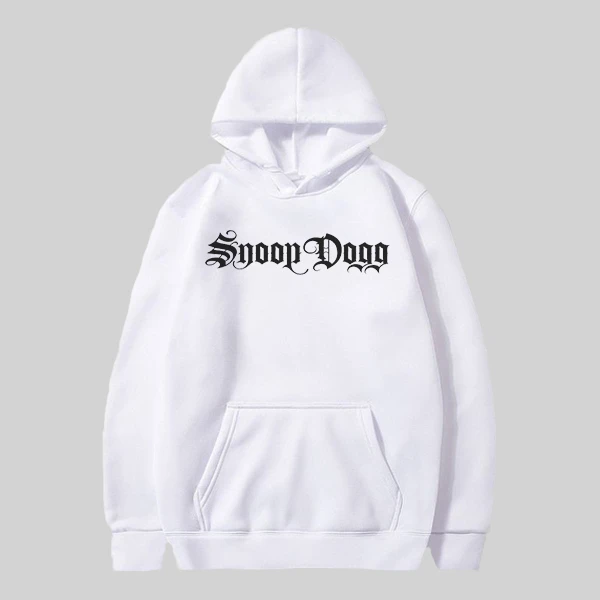 هودی سفید اسپرت مردانه مدل Snoop Dog