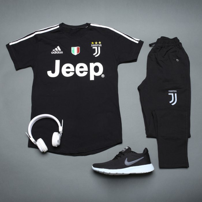 ست تیشرت شلوار اسلش مردانه Juventus