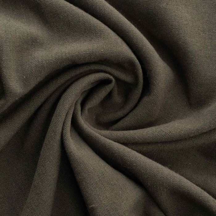 پیراهن آستین کوتاه مردانه لینن رنگ سبز تیره