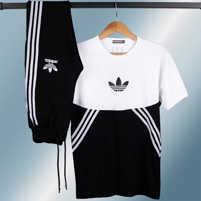 ست تیشرت Adidas ورزشی با شلوار مردانه اسلش