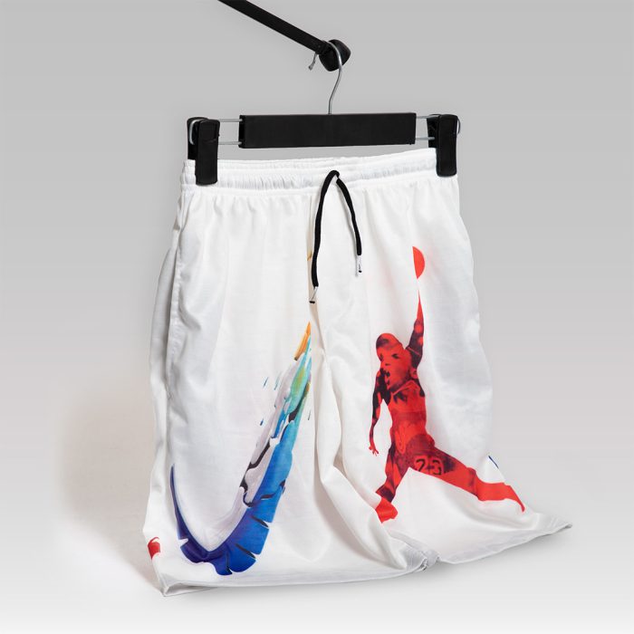 شلوارک ورزشی پسرانه سفید مدل Air Jordan جدید