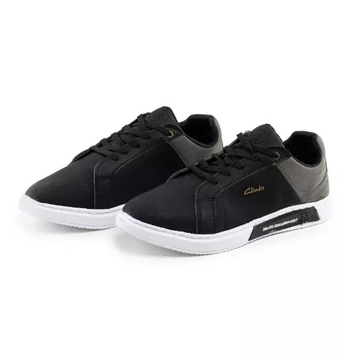 کفش چرم طوسی مردانه اسپرت مینیمال