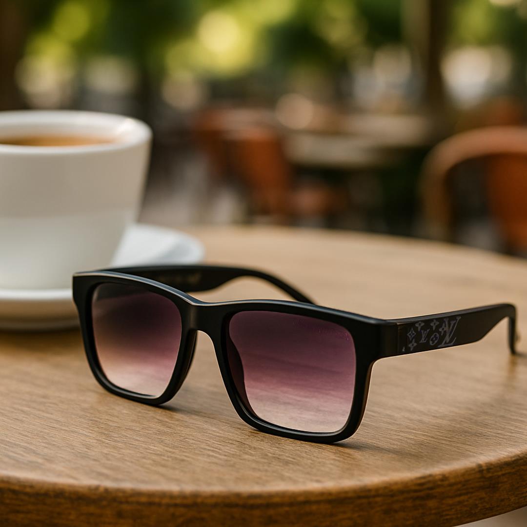 عینک آفتابی Louis Vuitton مستطیلی - Image 2