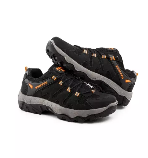 کفش کتانی اسپرت مشکی ورزشی مدل مردانه