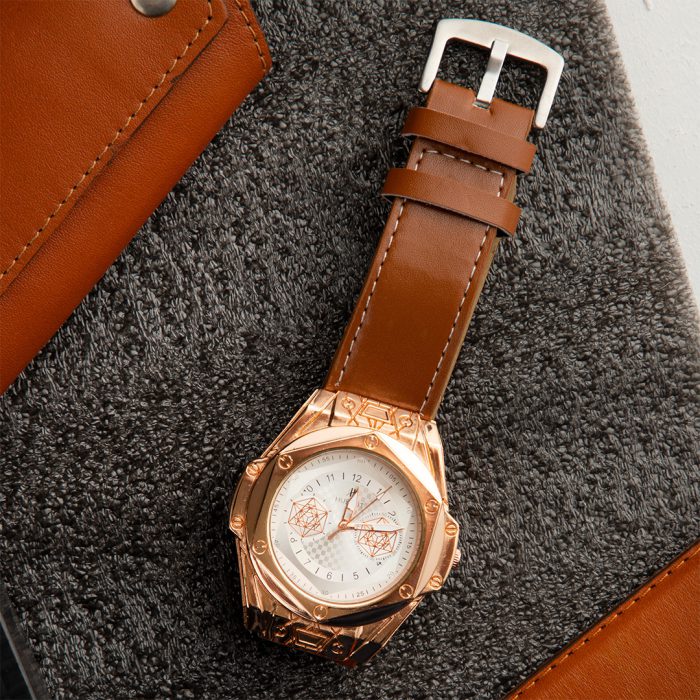 ساعت مچی بند چرم قهوه ای مردانه Hublot جدید